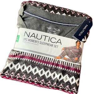 Nautica Women's Pajamas Sleepwear Set Fleece XL NWT